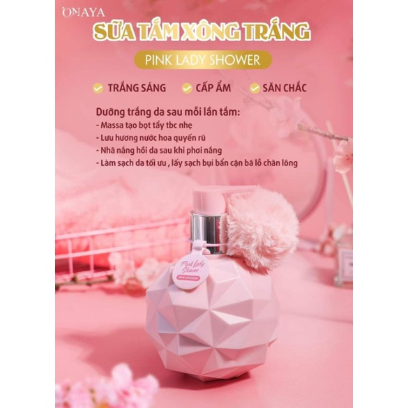 Sữa Tắm Xông Trắng Pink Lady Chính Hãng