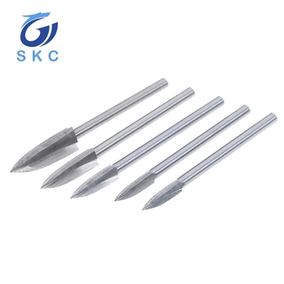 Bộ 5 mũi khoan ba lưỡi dao dùng để điêu khắc gỗ chất lượng cao M8Vn