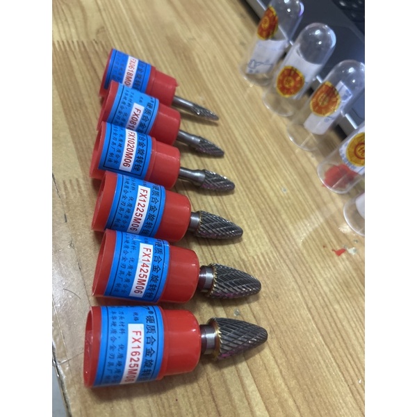Mũi mài mũi doa hợp kim cán 6 FX 6mm 8mm 10mm 12mm 14mm 16mm