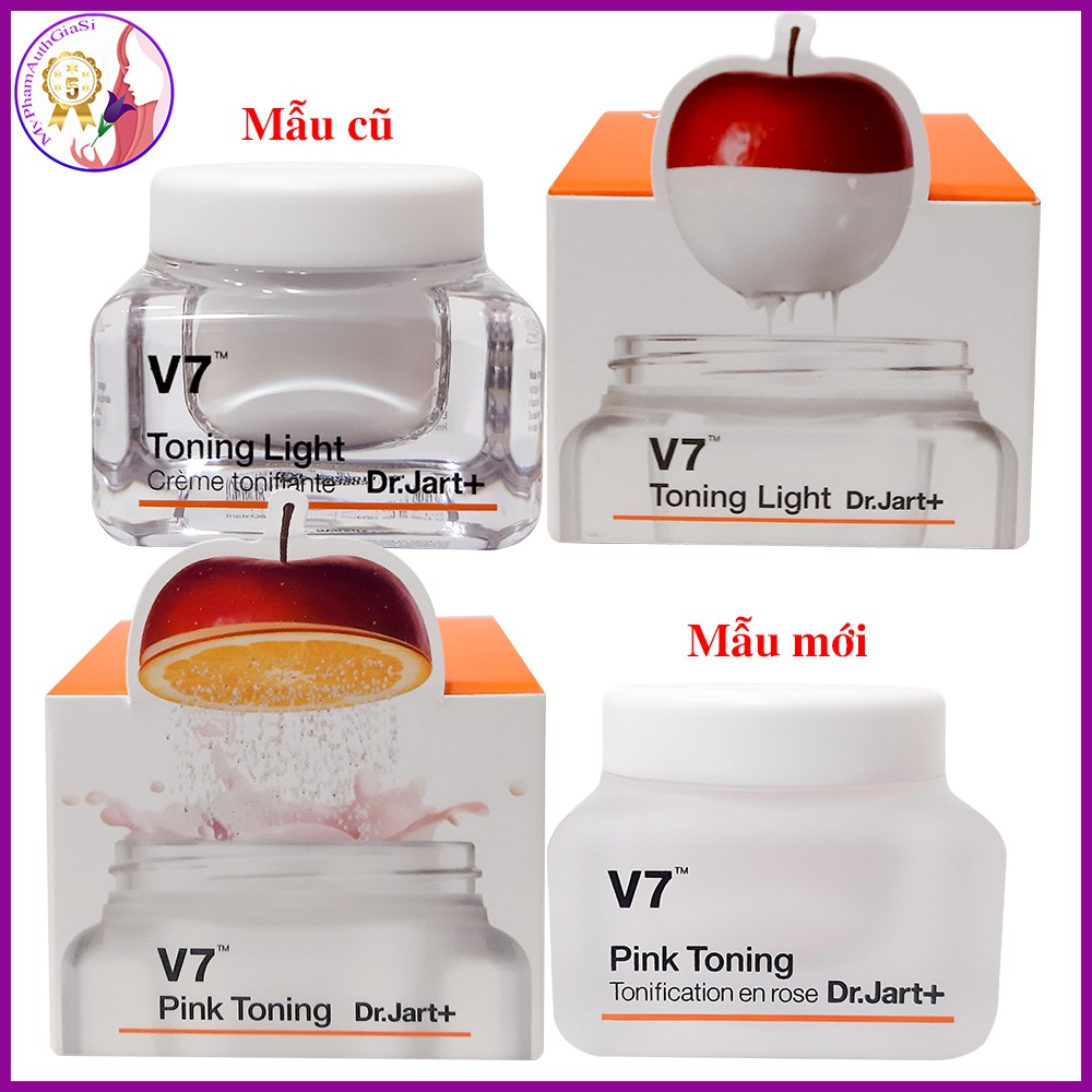 Kem v7 toning light dr.jart+ dưỡng trắng tái tạo giảm thâm nám 15ml