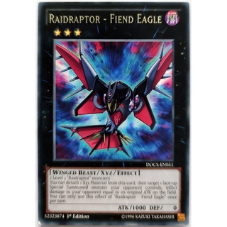 [Thẻ Yugioh] Raidraptor - Fiend Eagle |EN| Rare