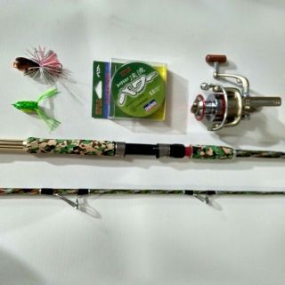 Bộ cần câu lure máy đứng siêu bạo lực dài 2m1