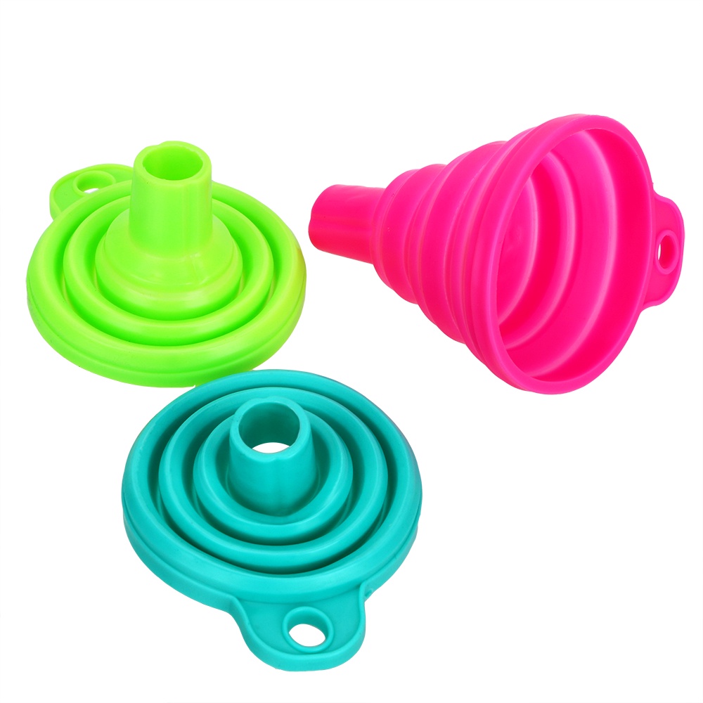Phễu Silicone Có Thể Gấp Gọn Tiện Lợi Cho Nhà Bếp