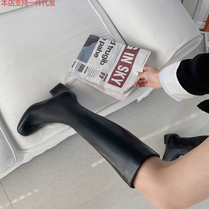 Bốt nữ cao cổ,boss nữ đẹp khoá sau cao 5p da mờ hot