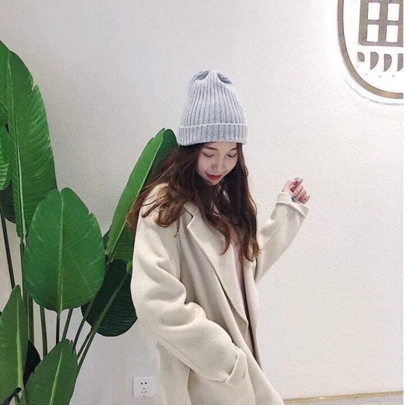 Mũ len style Hàn xẻng