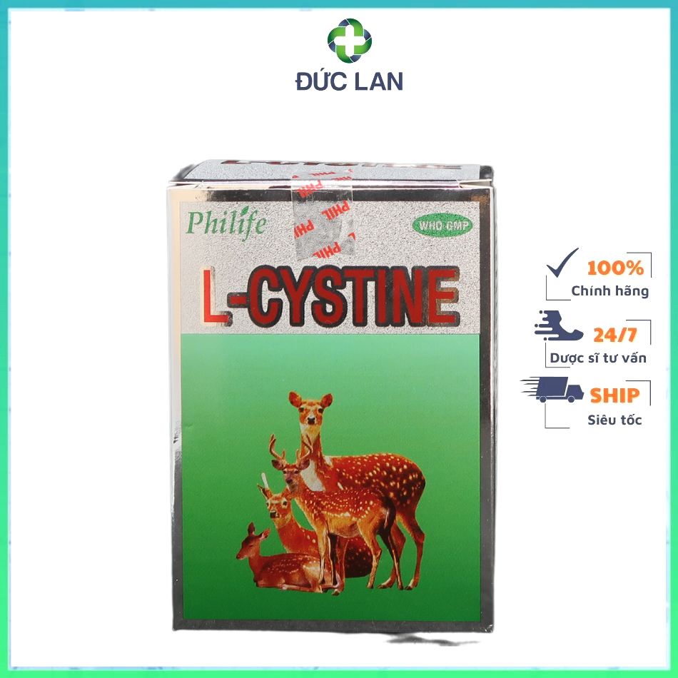 VIÊN UỐNG L – CYSTINE PHILIFE HỖ TRỢ GIẢM RỤNG TÓC, GIẢM GÃY MÓNG, CẢI THIỆN LÀN DA