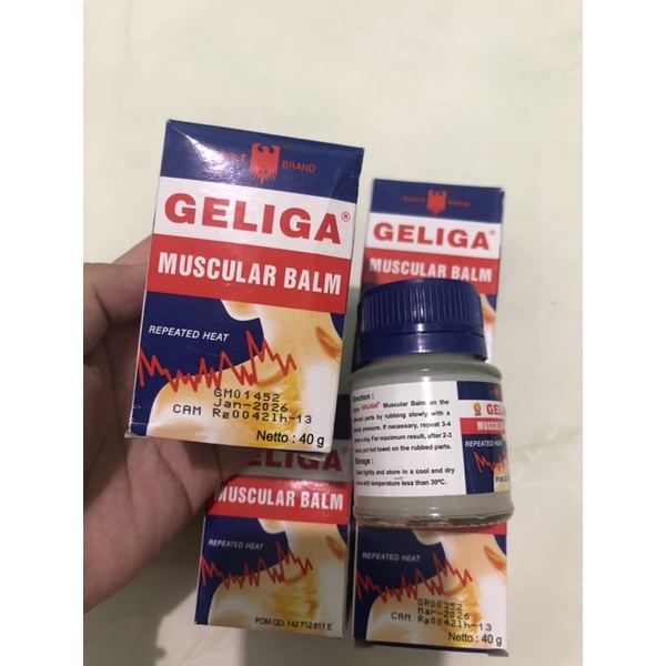 dầu cù là lửa GELIGA hủ lớn 40g( chính hãng)