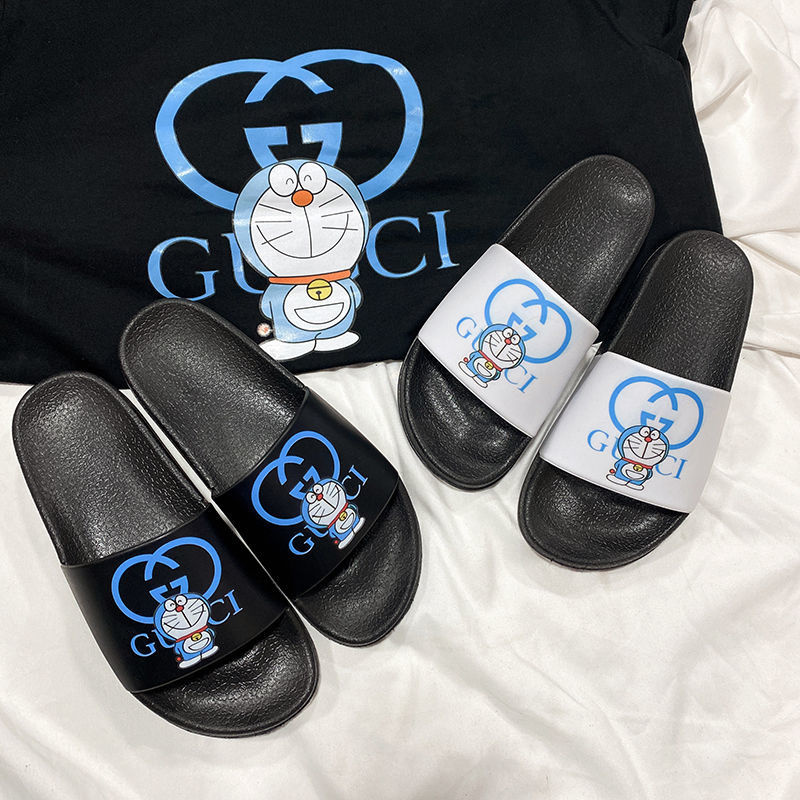 Dép Gucci hoạt hình Doraemon cho nữ