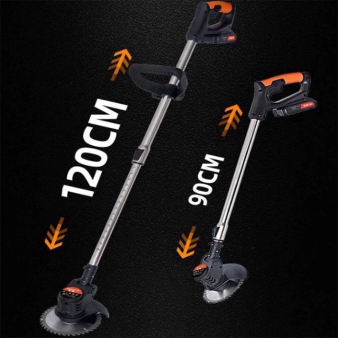 Máy cắt cỏ, tỉa cành cầm tay LAPUSEN kèm 2 pin 15 cell Tặng 8 lưỡi cưa