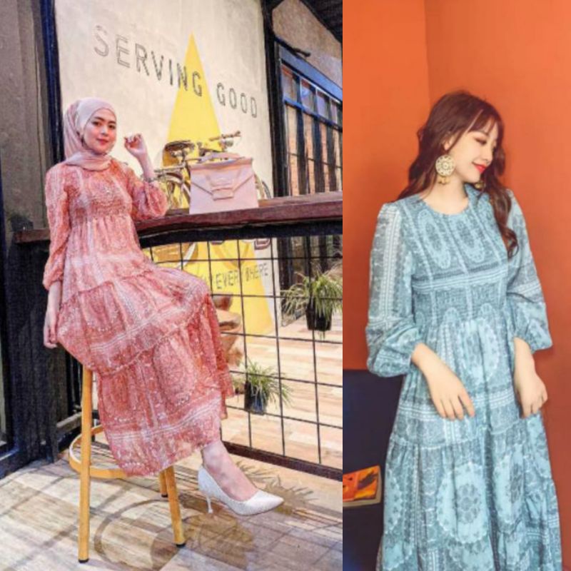Maxy Nhập Khẩu bangkok Hàn Quốc / Đầm maxi Nhập Khẩu Hàn Quốc Cao Cấp In Hoa Nhập Khẩu Từ Hàn Quốc Cao Cấp Có Sẵn
