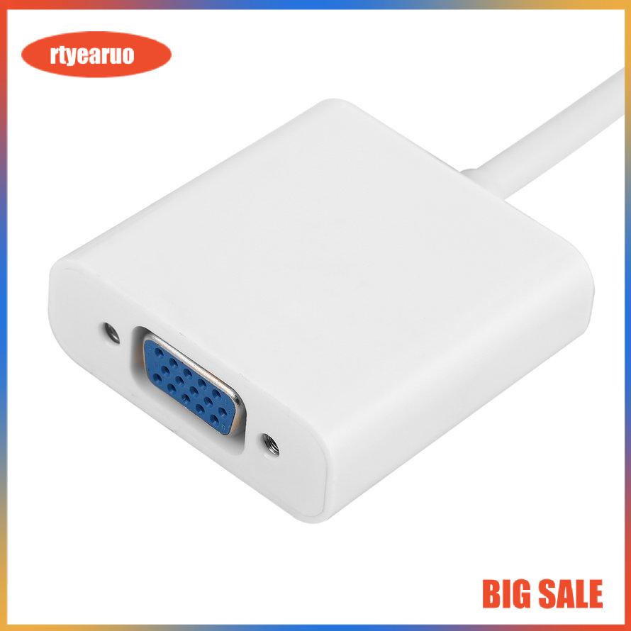 Cáp chuyển đổi cổng Mini Displayport Display Port sang Vga thích hợp cho laptop Apple Pc M-Vga