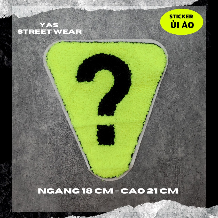 Sticker ủi áo cao cấp, miếng dán quần áo dùng làm Patch ủi, miếng vá quần áo, vá áo phao, trang trí BALO