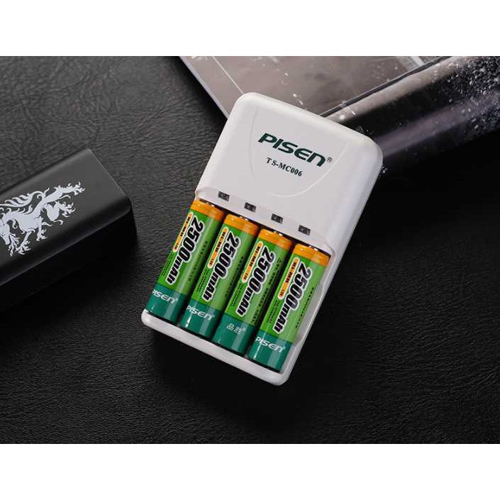 Bộ sạc kèm 4 pin AA 2500mAh