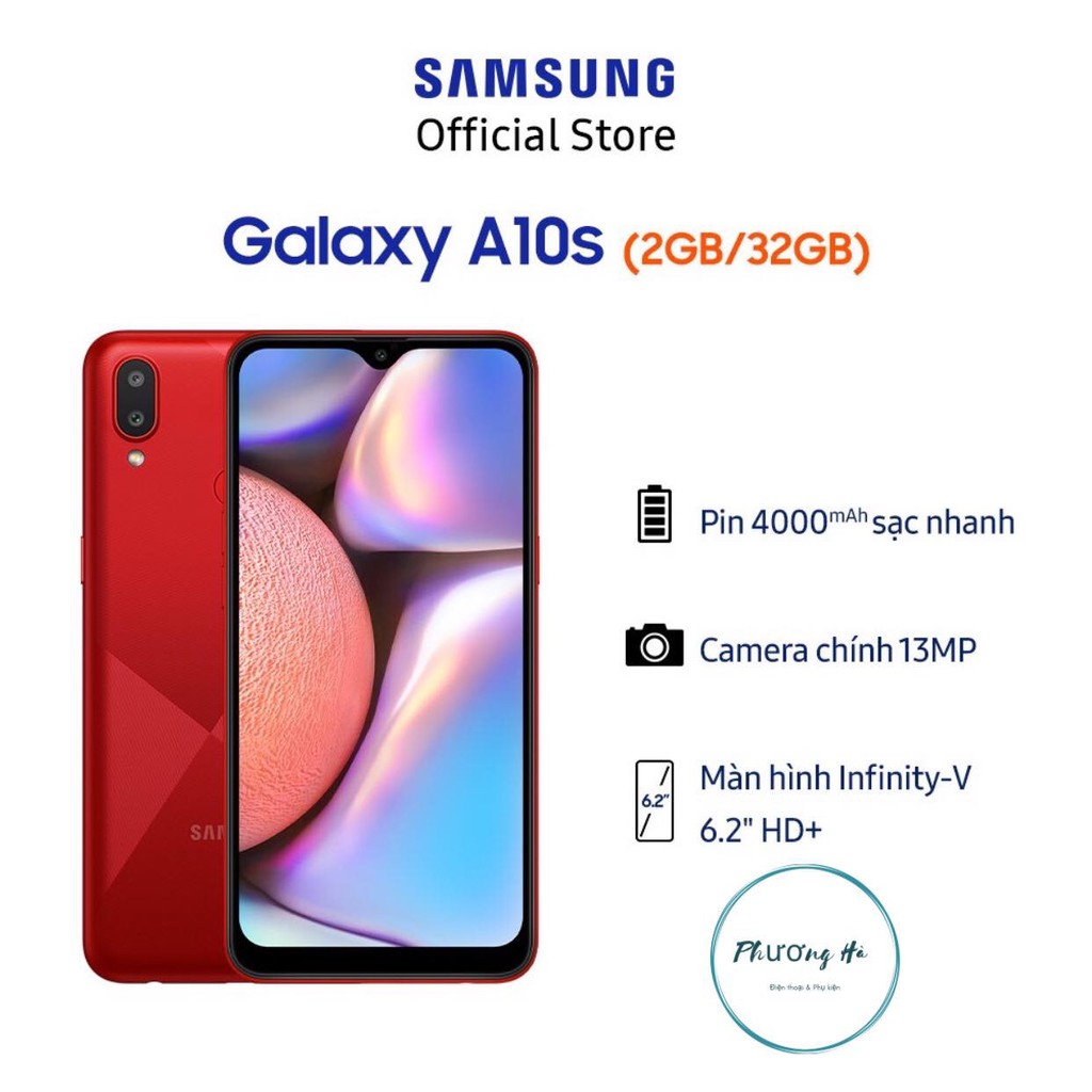 Điện thoại Samsung Galaxy A10s (32GB/2GB) - Hàng chính hãng
