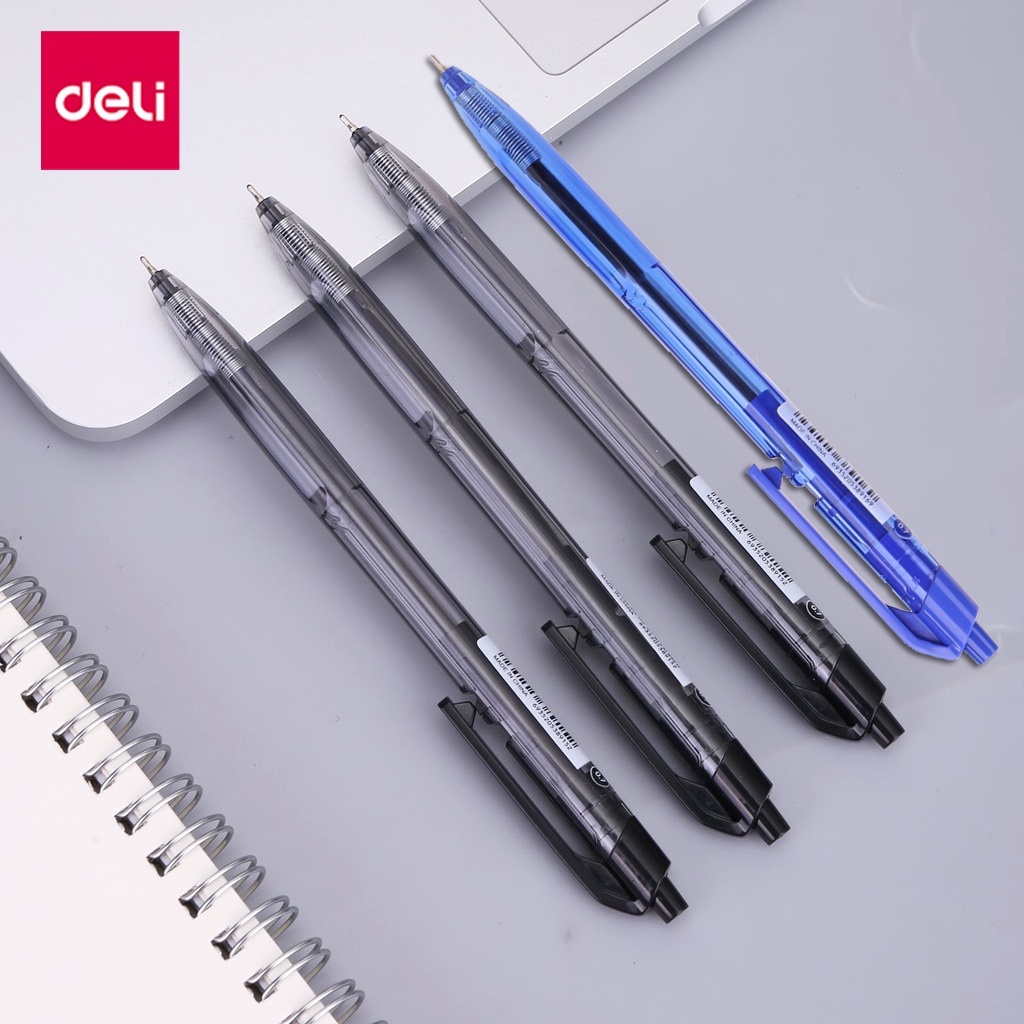 Bút Bi Trong Suốt Ngòi 0.7mm Có Thể Thu Gọn Tiện Dụng