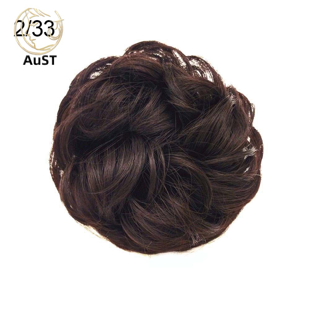 Búi Tóc Giả Uốn Xoăn Gợn Sóng Cho Nữ