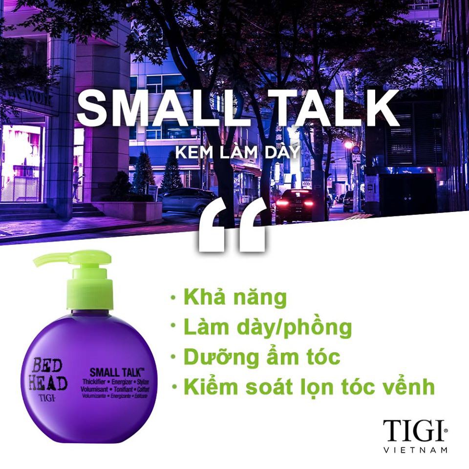 Wax Tạo Nếp Tóc Uốn Tigi Bed Head Small Talk 240ml