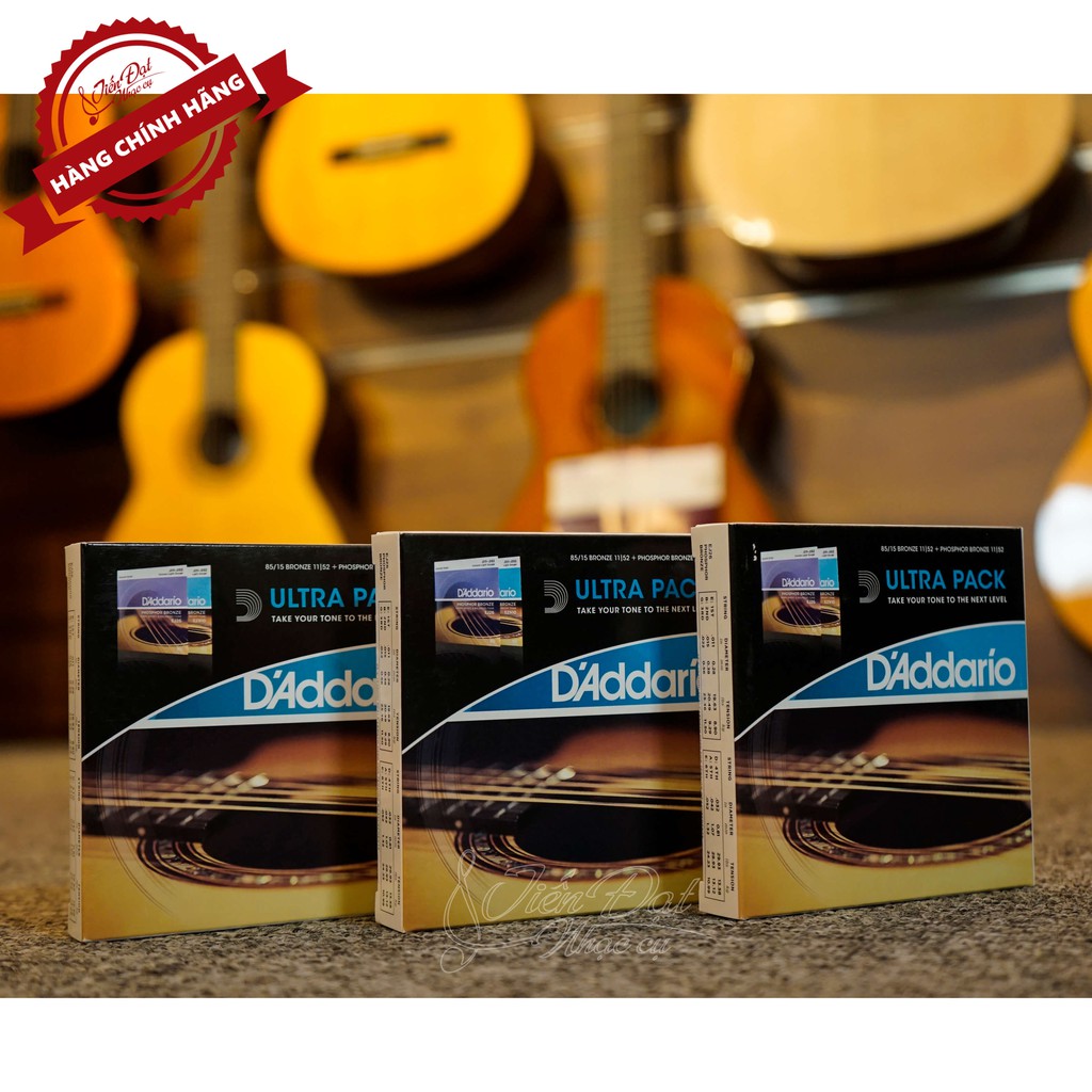 Combo 2 Bộ Dây ULTRA PACK D'Addario EZ910-EJ26 Nhập Khẩu Chính Hãng Mẫu Mới Nhất