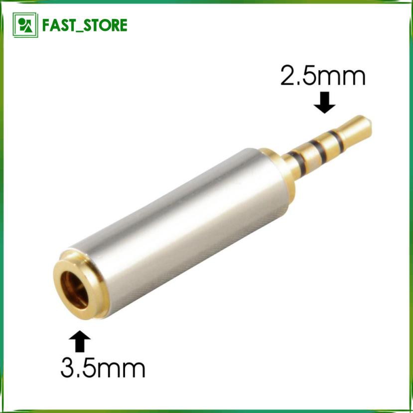 Đầu Chuyển Đổi Âm Thanh Từ Giắc Cắm 2.5mm Sang Cổng Cắm 3.5mm Chuyên Dụng Cho Ipod, Cellphones, Pdam