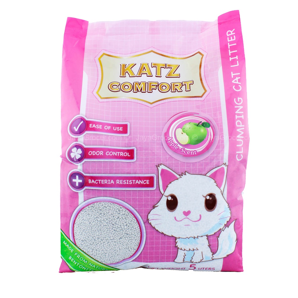 CÁT VỆ SINH CHO MÈO KATZ COMFORT 5L - THÁI LAN