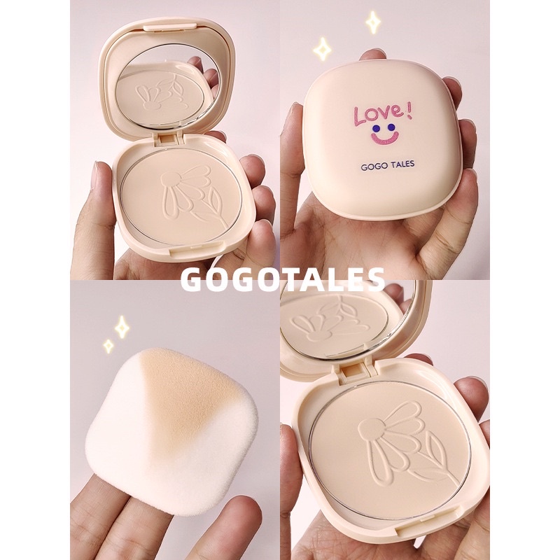 Phấn phủ kiềm dầu Gogotales mặt cười GT268