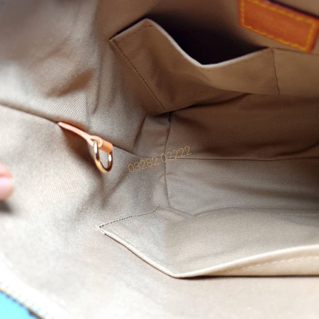 IV. Túi xách công sở LV trắng ô si Nhật xịn sò size trung