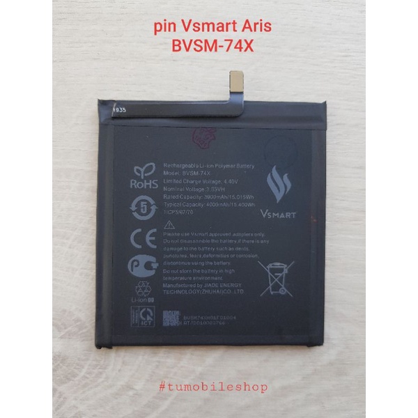 Pin Vsmart Aris , mã pin BVSM-74X