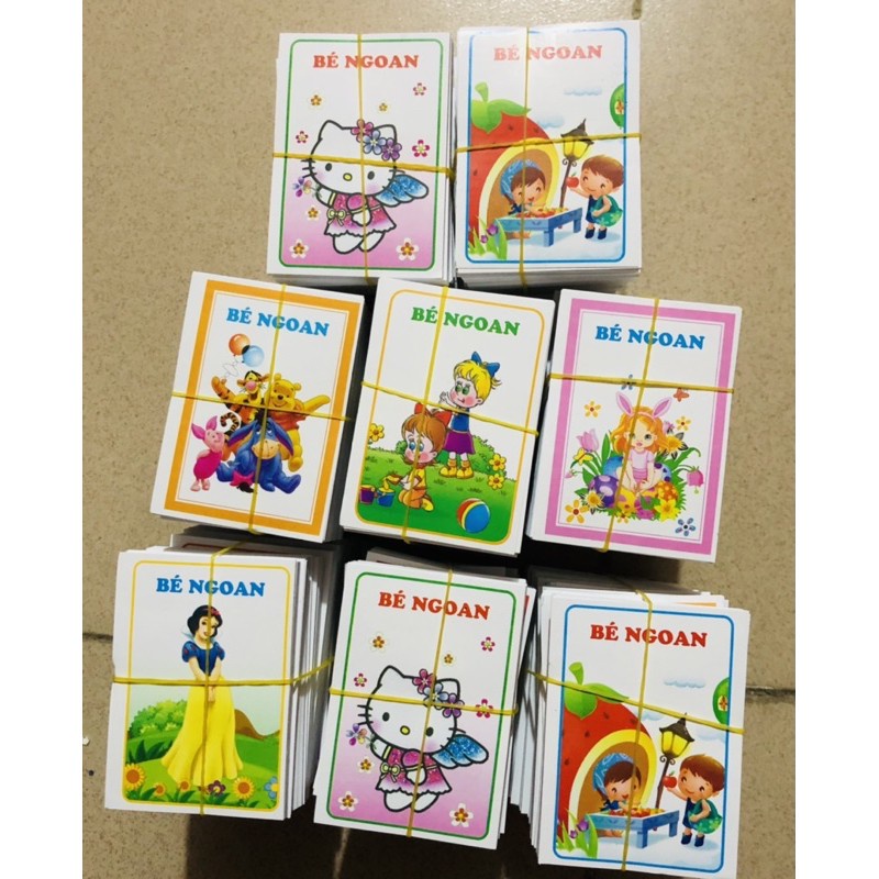 Phiếu bé ngoan mầm non ( set 500 tờ)