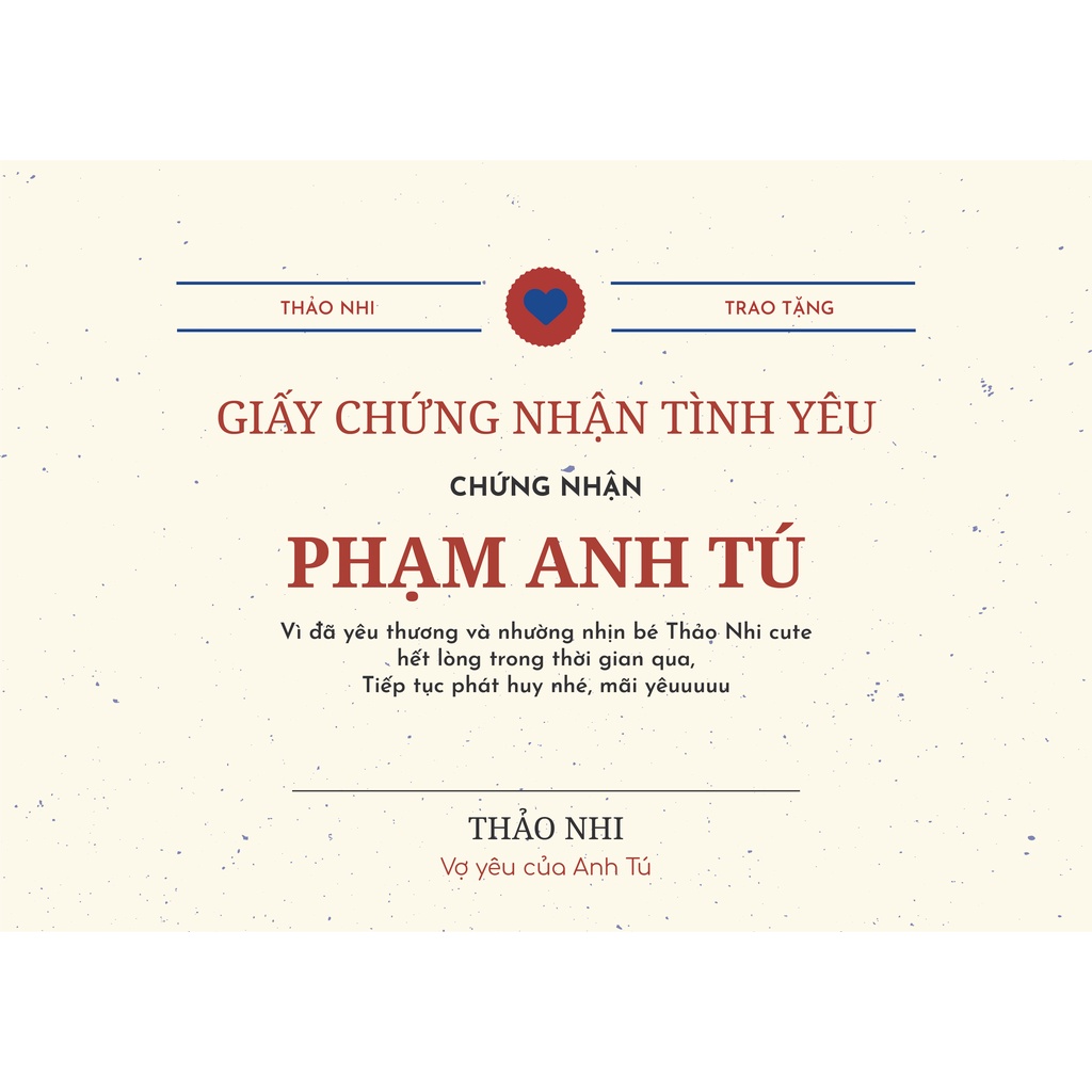 Combo kèm khung giấy chứng nhận tình yêu cute cho các cặp đôi theo yêu cầu