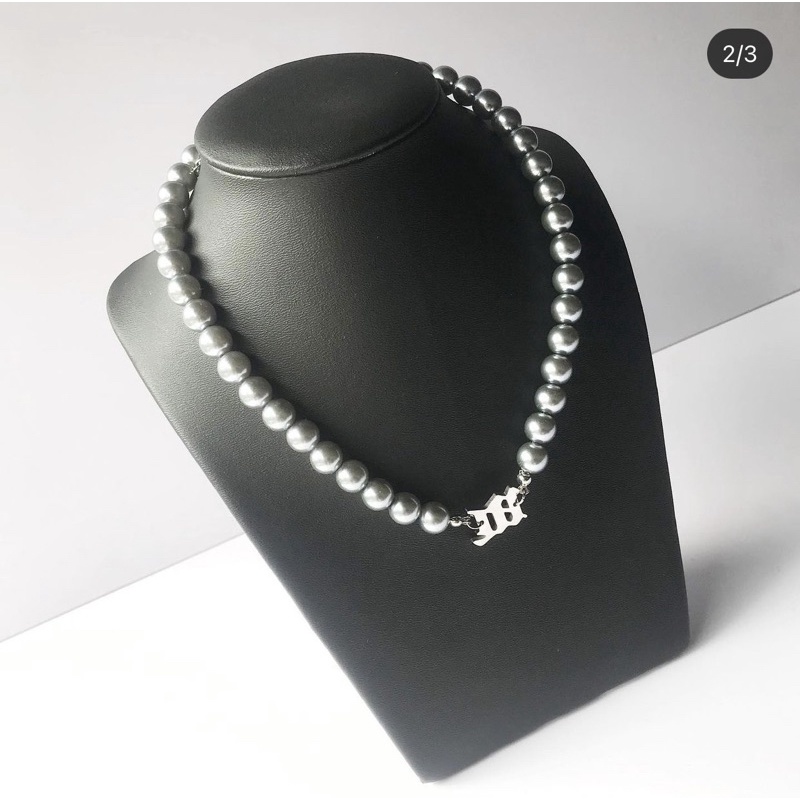 Vòng ngọc trai nhân tạo màu xám