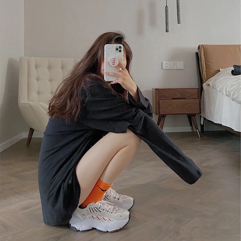 Tất Cổ Cao Thể Thao Cotton Nhiều Màu laiki