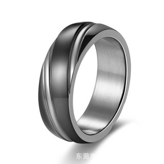 Nhẫn Nam Titan Ko Đen TT 1384