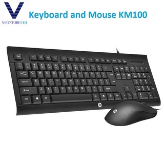 Bộ phím chuột usb hp km100