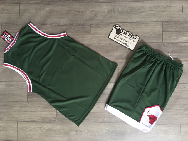 Bộ Bóng rổ màu rêu trẻ em - người lớn