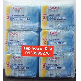 6 gói diana ngày cool gói 20 miếng tặng thêm miếng