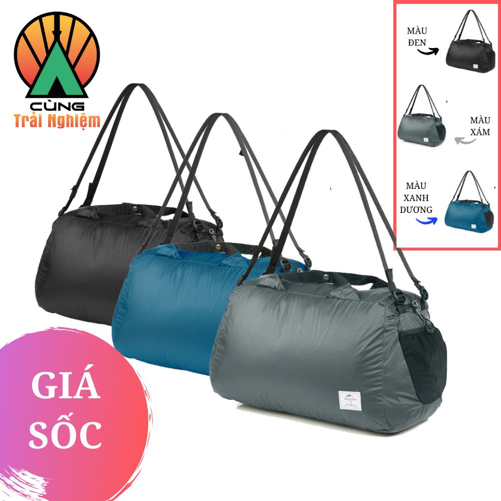 Túi Trống Du Lịch Chơi Thể Thao Tập GYM 32L Gấp Gọn SIÊU NHẸ 145gr CHỐNG NƯỚC NatureHike NH19SN005