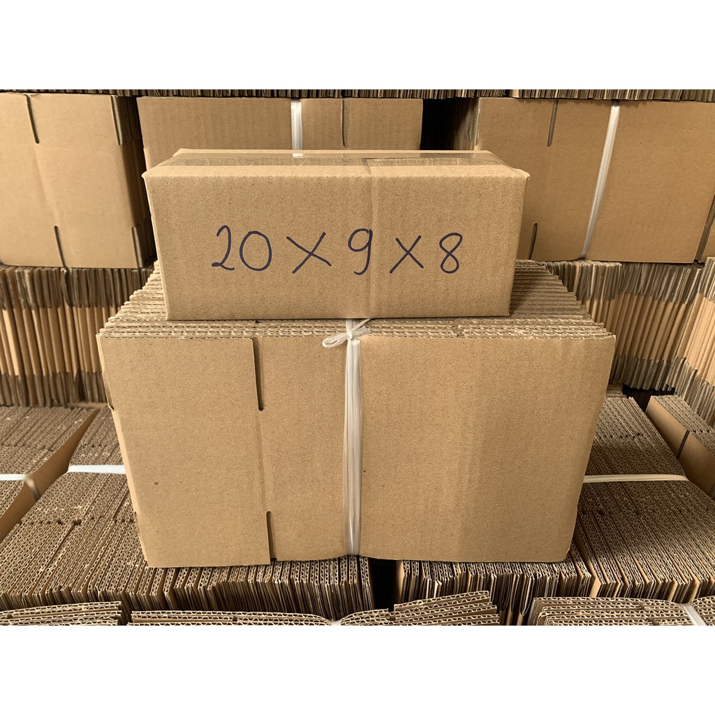 20x9x8 combo 100 hộp bìa carton đóng gói hàng