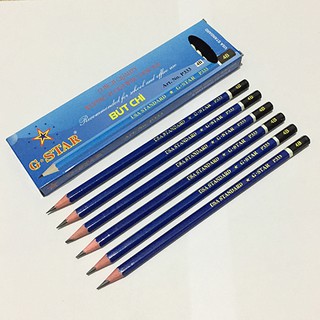 HỘP 12 CÂY VIẾT CHÌ GỖ 2B CAO CẤP GSTAR P333