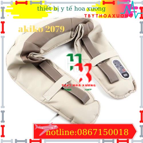 Đai Massage Đấm Lưng Vai Cổ Gáy Akiko - Nhật Bản, Bảo Hành 12 Tháng