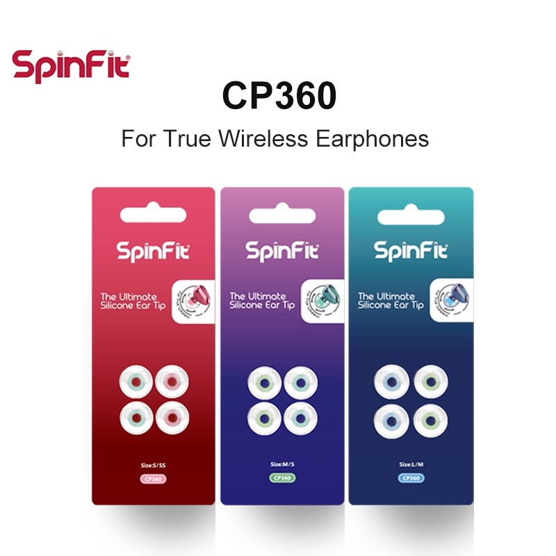 [NC] Spinfit CP360 Tăng Treble |Nút đệm tai nghe|Núm tai nghe|EarTip chính hãng