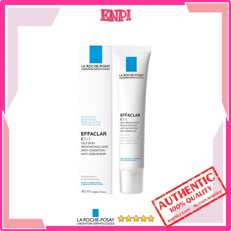 Kem giảm mụn đầu đen La Roche-Posay Effaclar K (+)