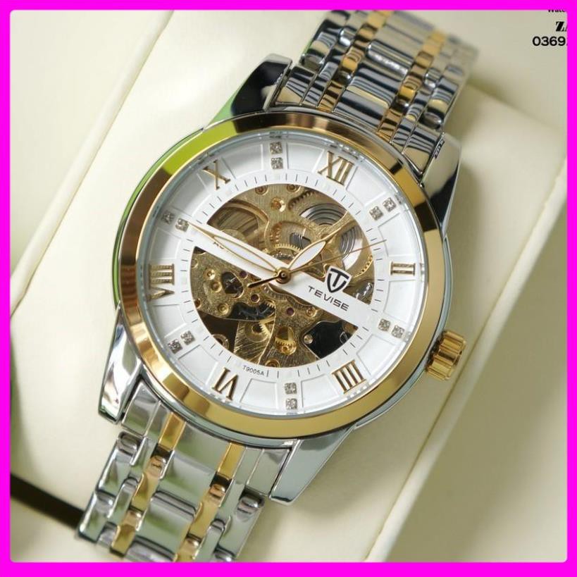 Đồng hồ cơ nam Tevise với máy cơ lộ full 2 mặt nhìn cực đẳng cấp với khả năng tích cot lâu ấn tượng [ Đồng Hồ Cơ ] | BigBuy360 - bigbuy360.vn