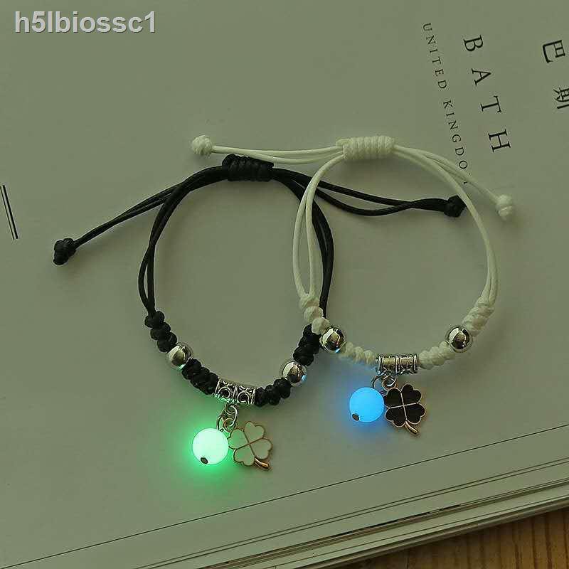 ☫✵Douyin cùng đoạn sáng chói vòng tay phát Cặp đôi nam nữ một bạn gái đơn giản Hàn Quốc | BigBuy360 - bigbuy360.vn