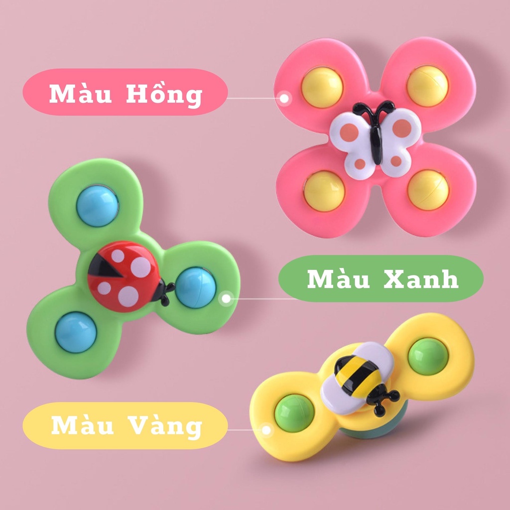 Set 3 Đồ Chơi Con Quay Spinner Con quay Đồ Chơi Cho Trẻ Sơ Sinh Dán Tường 2 3 4 Cánh - BỐ KHỦNG LONG