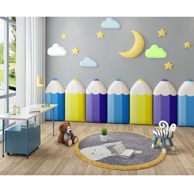 Xốp dán tường cao cấp Kuayu ,độ dầy 3cm, chống va đập an toàn cho bé 25x50x3cm