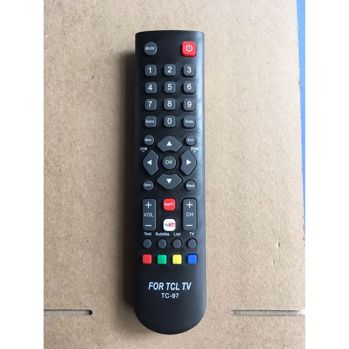 Điều khiển tivi TCL TC-97 smart internet loại tốt thay thế cho khiển xin theo máy - Tặng kèm pin chính hãng - Remote TCL