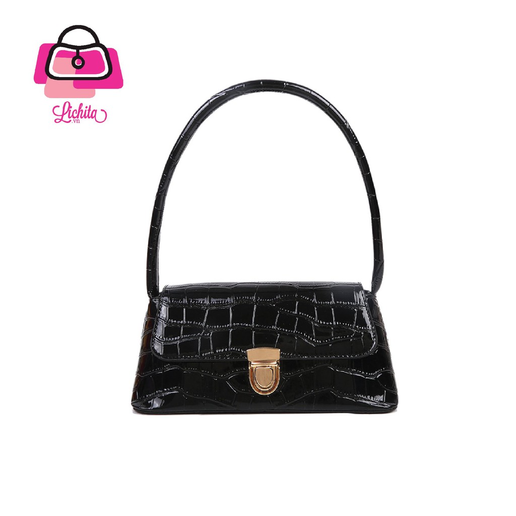 [Hot Trend] Túi Kẹp Nách, Túi Xách Nữ Quai Tròn Da Vân Phong Cách Hàn Nhiều Màu Rẻ Và Đẹp TKN89
