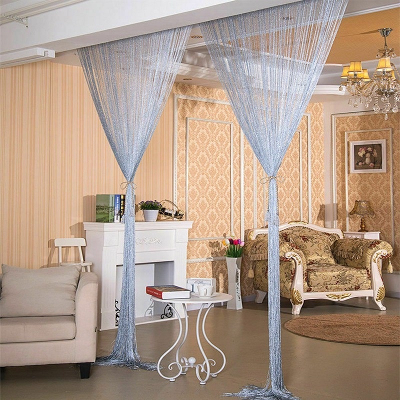 Rèm Cửa Dây Tua Rua Lấp Lánh 1x2m Trang Trí Phòng Khách / Tiệc Cưới DIY