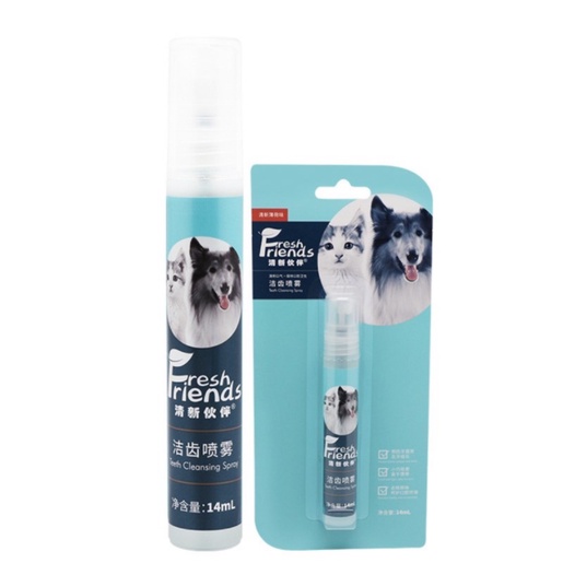 Xịt Thơm Miệng Cho Chó Mèo Fresh Friend 14ml