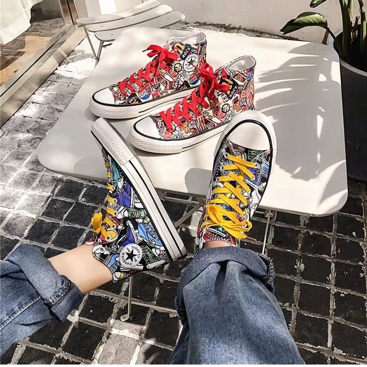 Giày Thể Thao Cao Cổ Phong Cách Hip Hop Mới Cho Nam